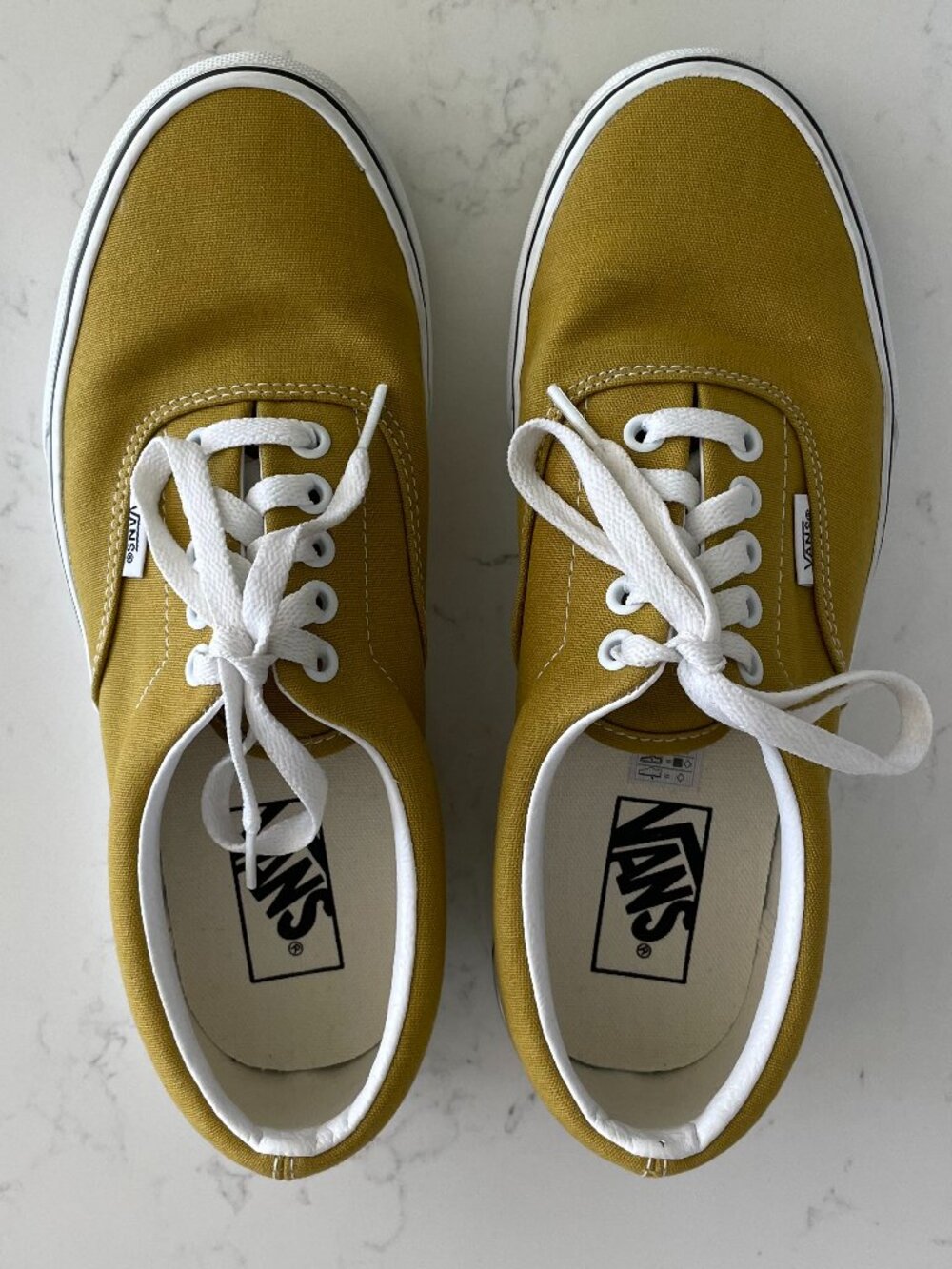 Vans Off The Wall Lo Cut Lace Up Sneakers Chartreuse Grn/Gold Sz 9W/7.5M Unisex